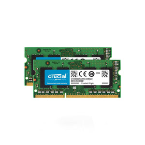 Crucial 16GB kit 2x8GB DDR3L 1866Mhz SODIMM for Mac Memory Module (CT2K8G3S186DM)