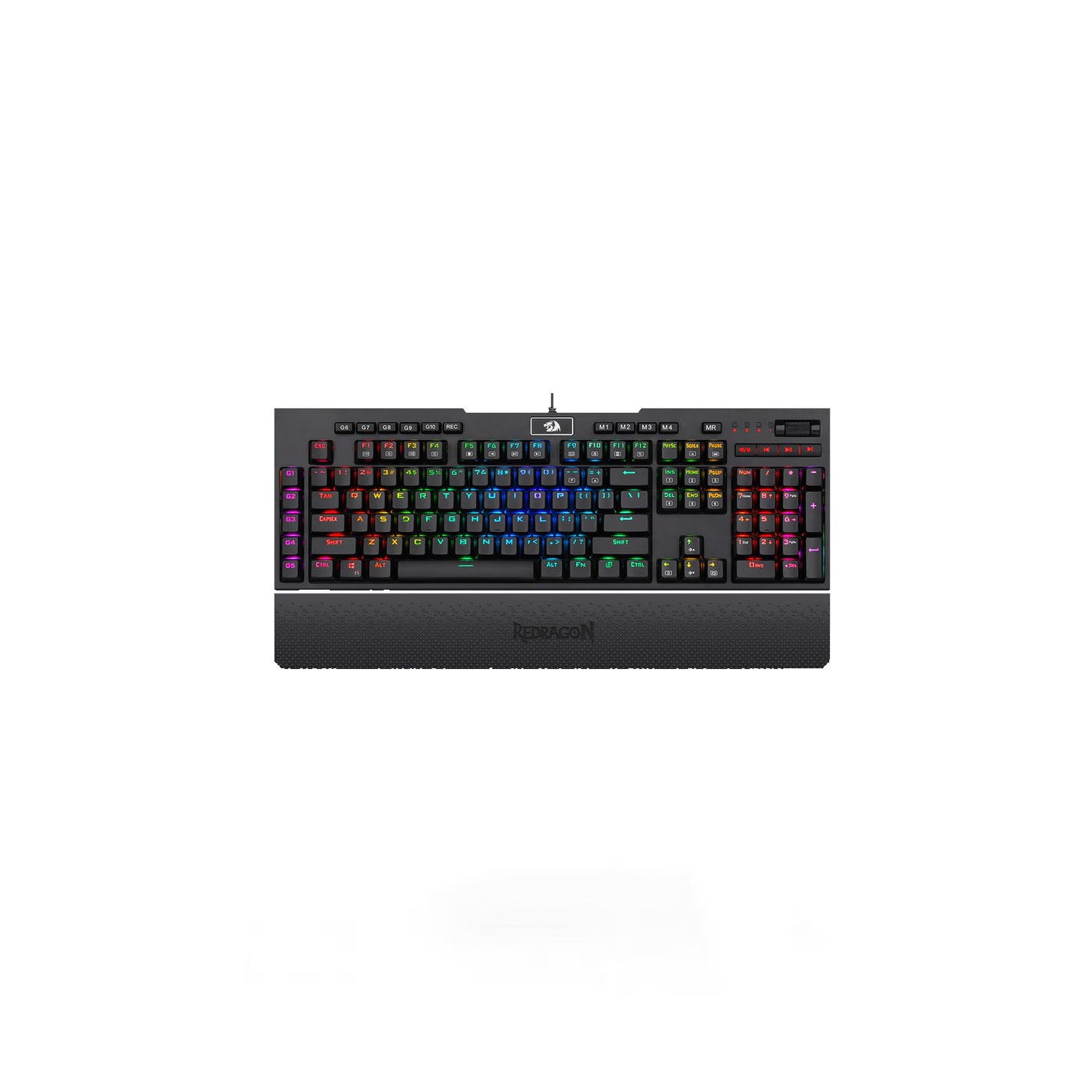 Redragon Brahma V2 K586RGB Blue Switch RGB Black Wired Mechanical Keyboard