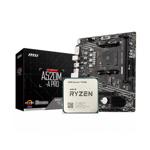 AMD Ryzen 7 5700G + MSI A520M-A Pro AM4 DDR4 (Bundle)