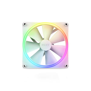 NZXT F140 RGB Duo White 140mm Duo RGB Cool FDB Cooler Fan (RF-D14SF-W1)