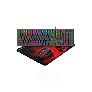 Redragon S107-1 Combo Unit 3N1 RGB Keyboard Mouse Mousepad