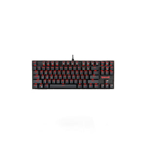Redragon Kumara K552-2 Blue Switch Red Backlit Black Wired Mechanical Keyboard