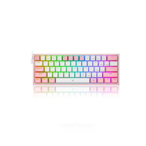 Redragon Fizz K617-RGB Red Switch RGB White-Pink Wired Mechanical Keyboard