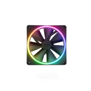 NZXT F140 RGB Duo Black 140mm Duo RGB Cool FDB Cooler Fan (RF-D14SF-B1)