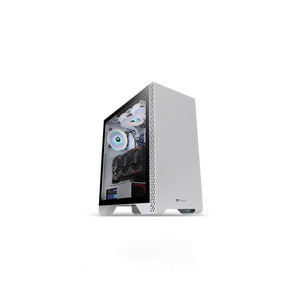 Thermaltake S300 TG Snow ATX Mid-Tower Casing (CA-1P5-00M6WN-00)
