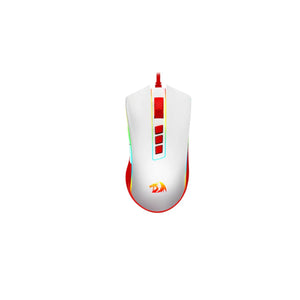 Redragon Cobra M711W Gaming White-Red RGB Wired Mouse