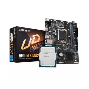 Intel Core i5-12400F + GIGABYTE H610M-K DDR4 Bundle