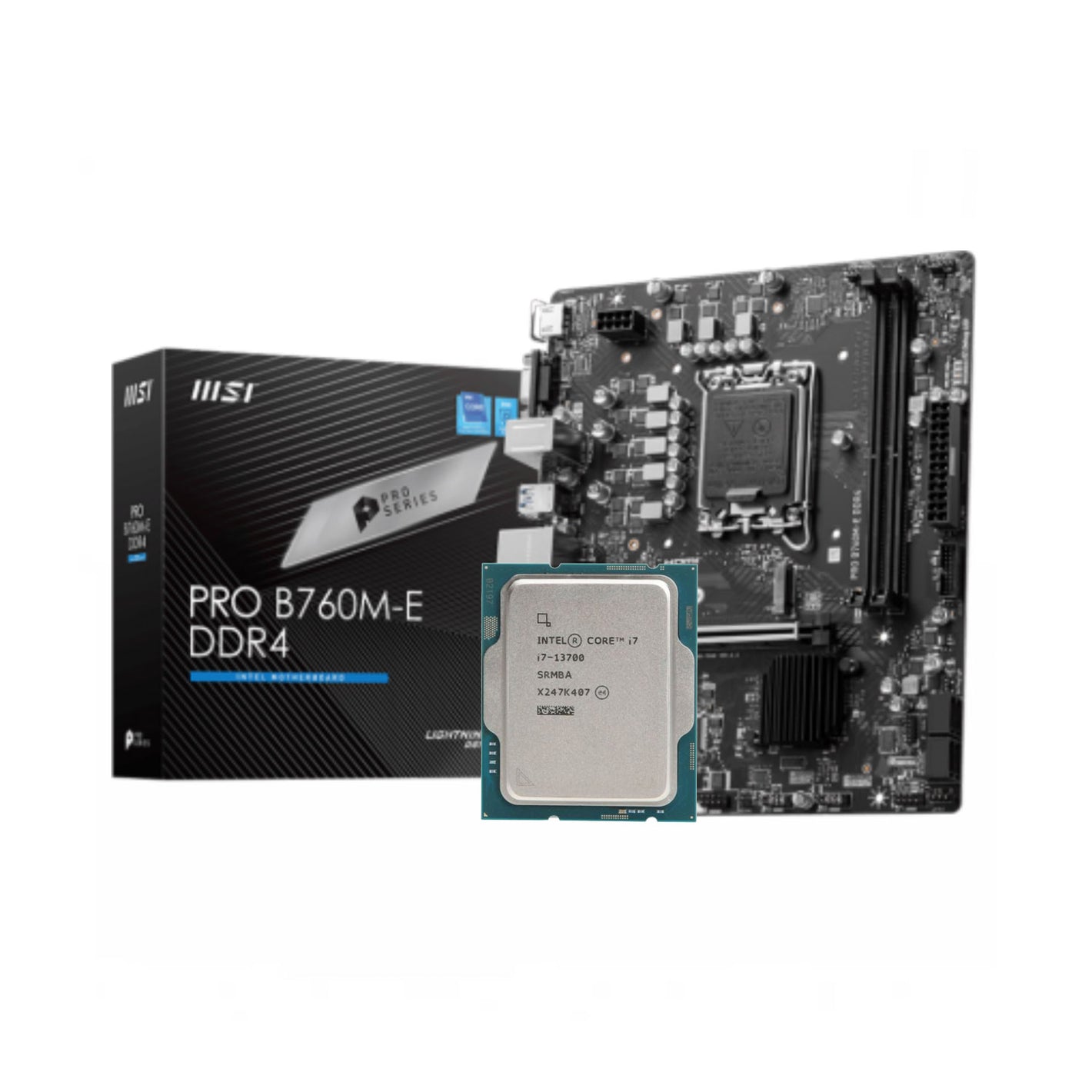 Intel Core i7-13700 + MSI PRO B760M-E DDR4 Bundle