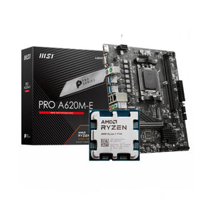 AMD Ryzen 7 7700 + MSI PRO A620M-E AM5 DDR5 Bundle
