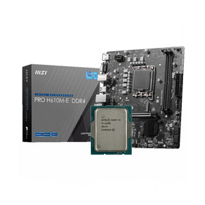 Intel Core i5-12400 + MSI PRO H610M-E DDR4 Bundle