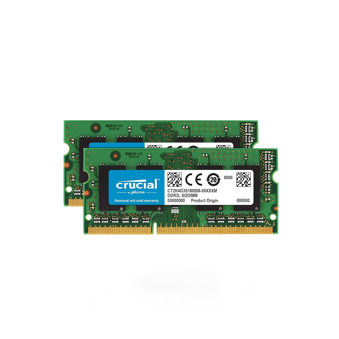 Crucial 8GB kit 2x4GB DDR3 1600 SODIMM for MAC Memory Module (CT2K4G3S160BM)