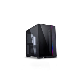 Lian Li 011 Dynamic EVO Harbor Grey Dual-Chamber Mid-Tower Reversable Casing (G99.011DEG.00)