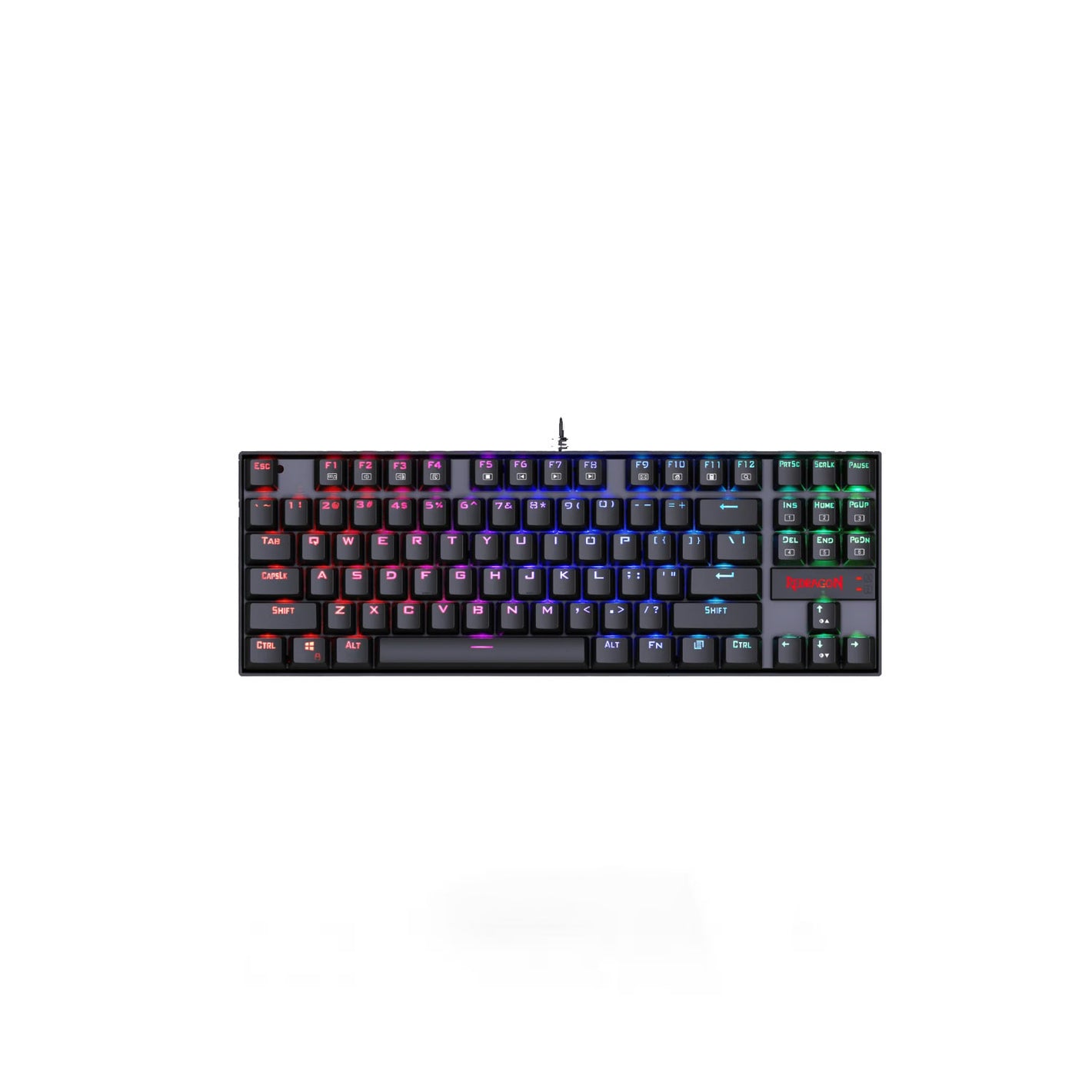 Redragon Kumara K552RGB-2 Blue Switch RGB Black Wired Mechanical Keyboard