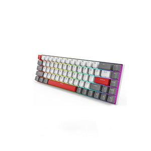 Royal Kludge G68 Black/Red Keycap Huano Blue Switch Keyboard (6935280810992)