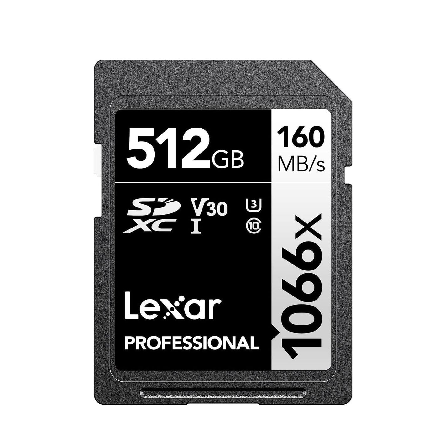 Lexar Professional 1066x SDHC/SDXC UHS-I 512GB Memory Card (LSD1066512G-BNNNG)