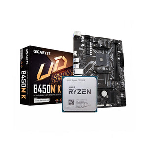AMD Ryzen 7 5700X + Gigabyte B450M-K AM4 DDR4 Bundle