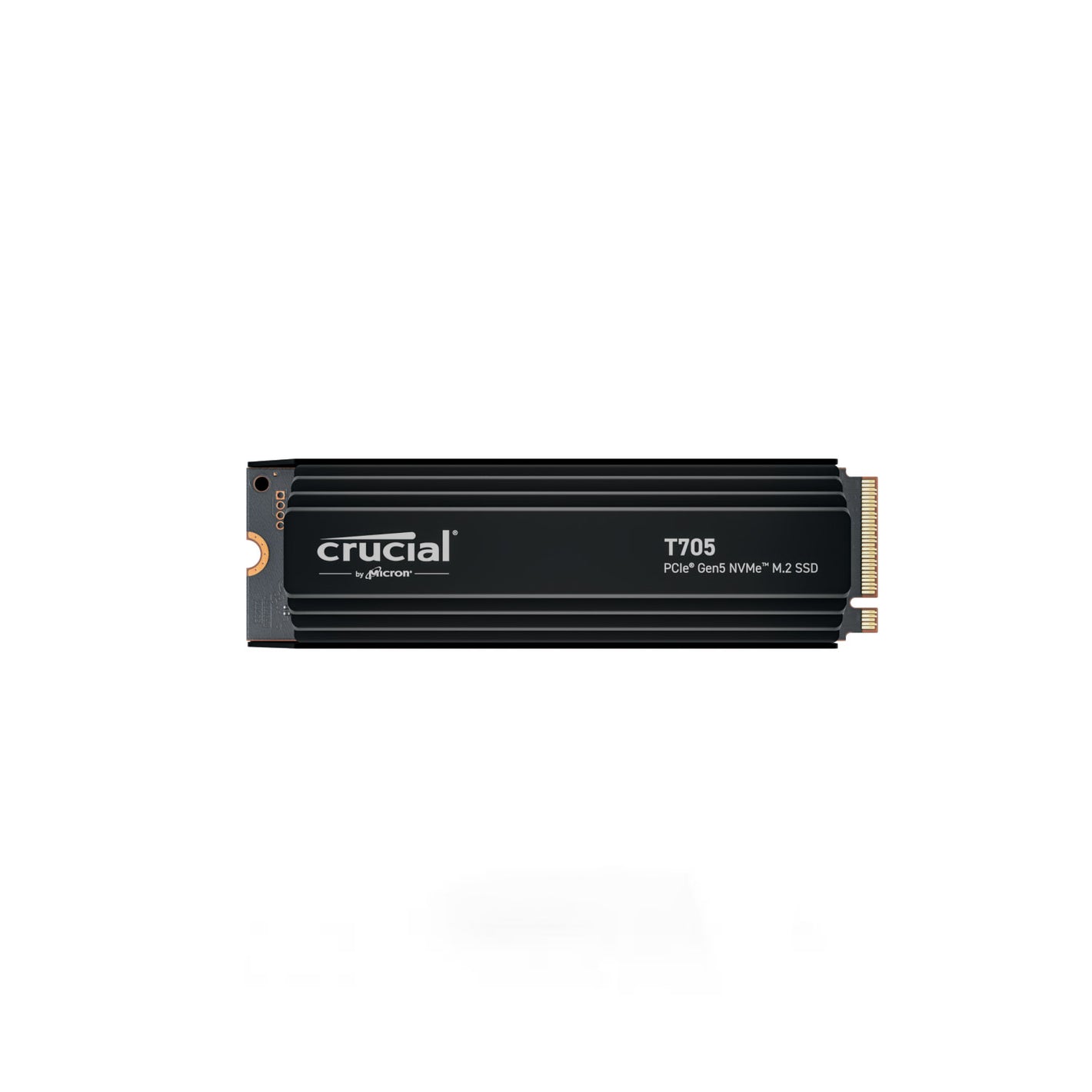 Crucial T705 with Heatsink 2TB M.2 2280 NVMe PCIe Gen 5x4 Solid State Drive (CT2000T705SSD5)