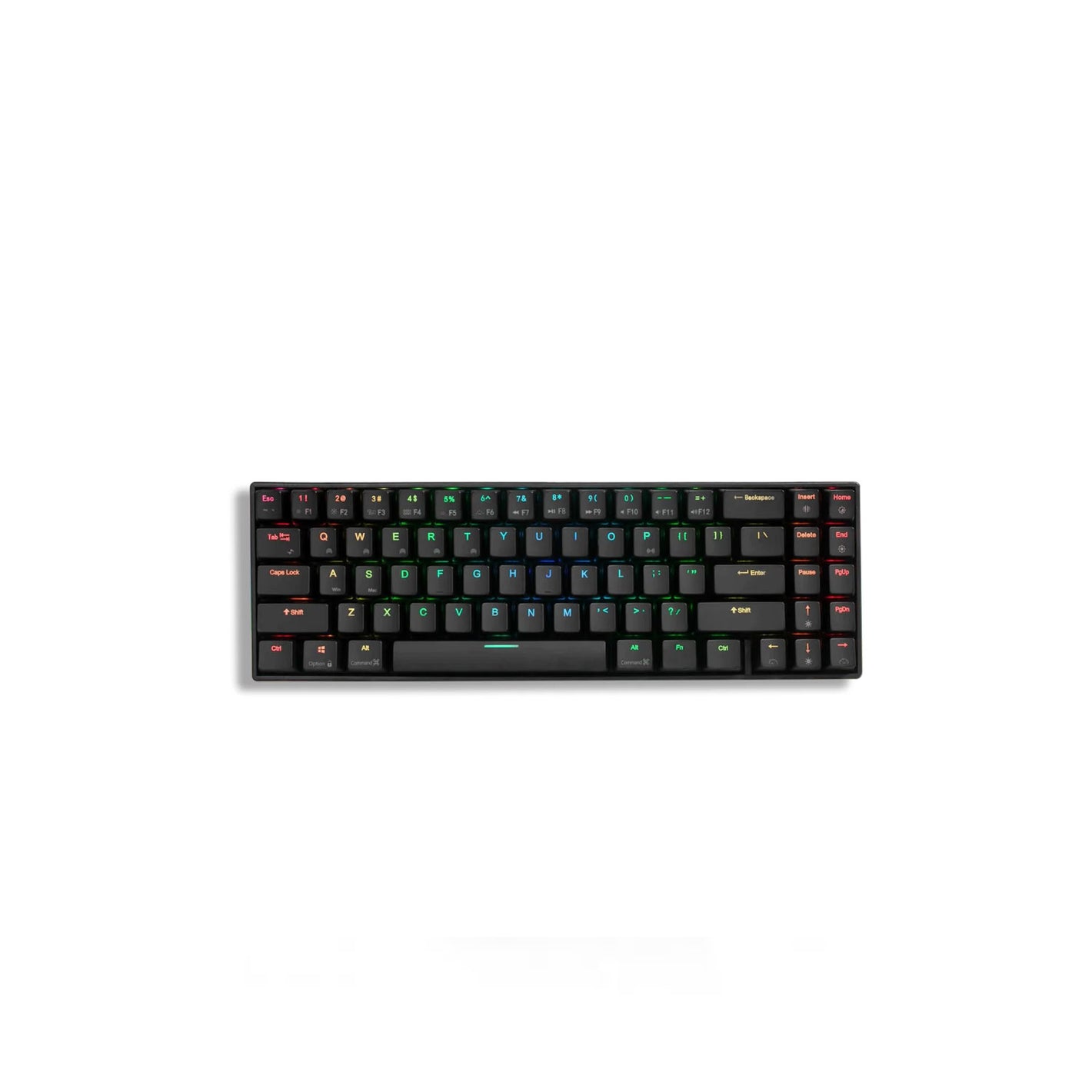 Royal Kludge RK71 Black Huano Blue Switch Keyboard (6935280810558)