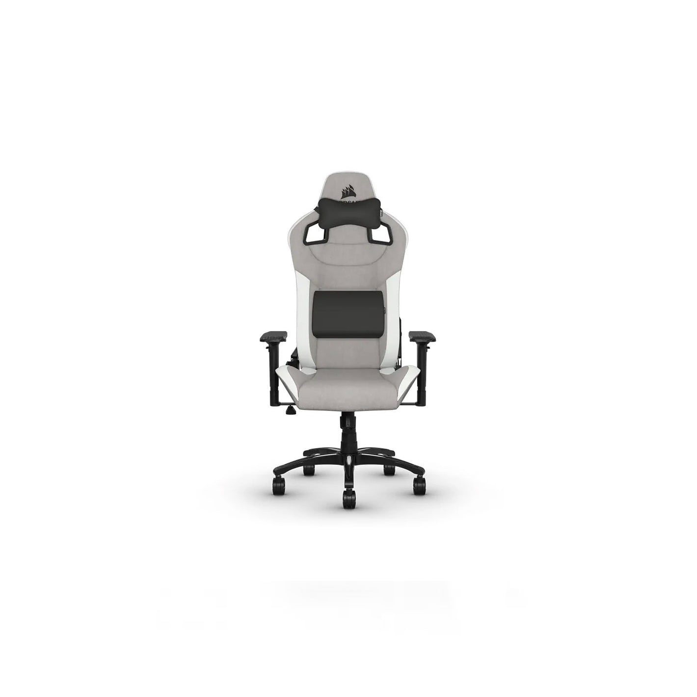 Corsair T3 Rush Gaming Chair Gray/White Chair (CS-CF-9010030-WW)