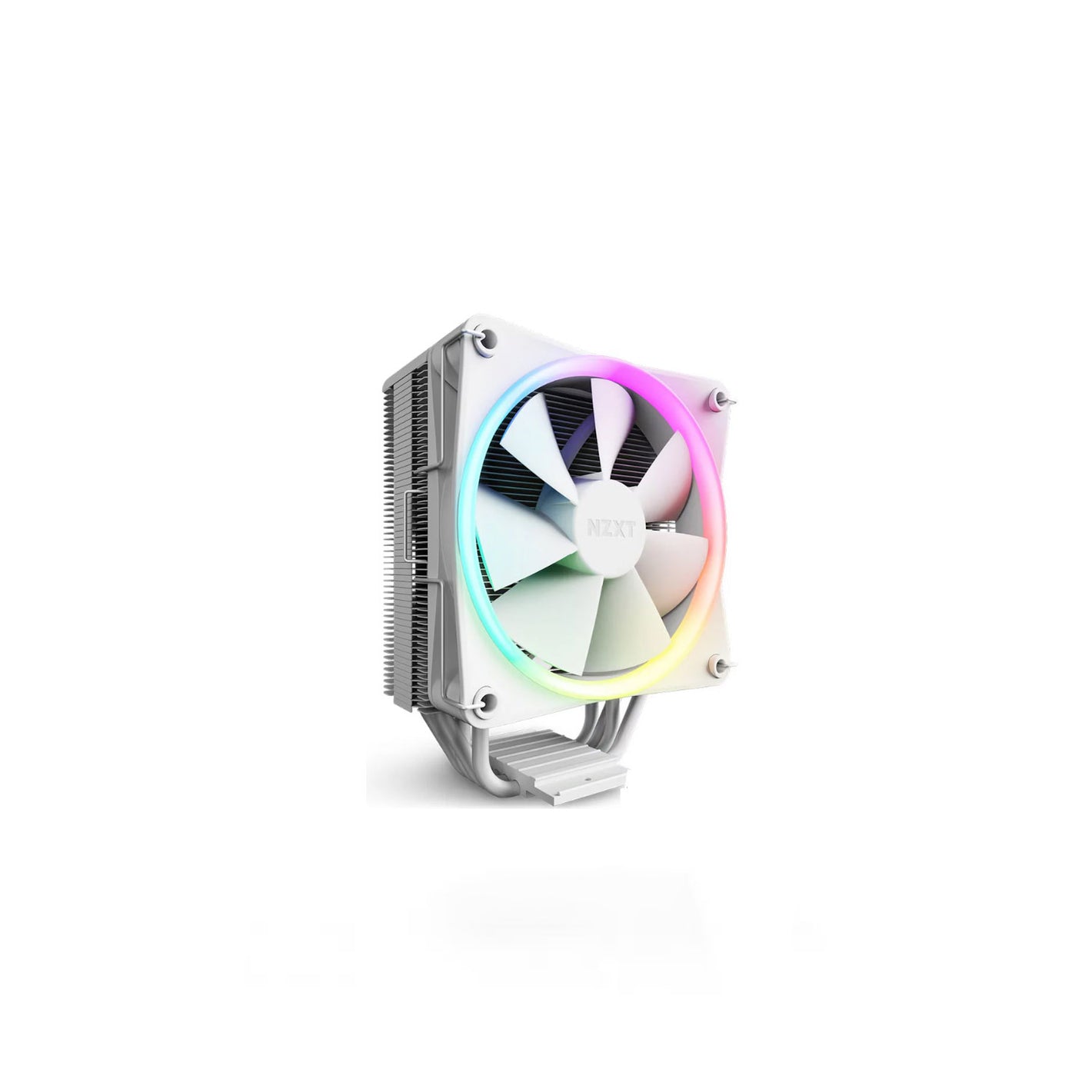NZXT T120 RGB White 120mm Tower Type RGB CPU Cooler (RC-TR120-W1)