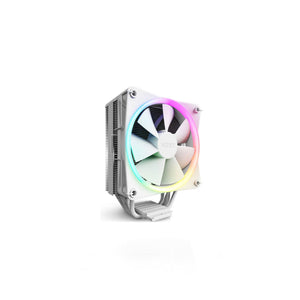 NZXT T120 RGB White 120mm Tower Type RGB CPU Cooler (RC-TR120-W1)