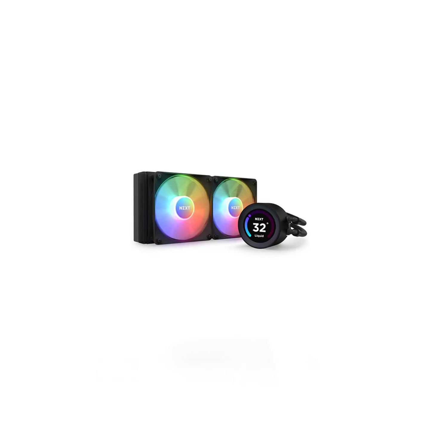 NZXT Kraken Elite RGB 240mm Black LCD Display 60Hz CPU Cooler (RL-KR24E-B1)