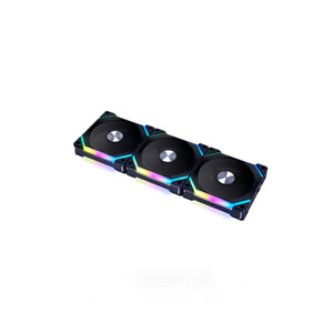 Lian Li Uni Fan SL 120 V2 Triple Pack Black Cooler Fan (UF-SL120V2-3B)