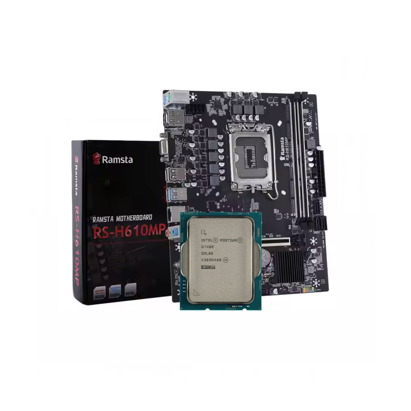 Intel Pentium Gold G7400 + Ramsta RS-H610MP DDR4 Bundle