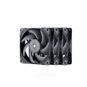 Phanteks PH-F120T30 120mm Fan Triple Pack Black PWM Triple-Mode Cooler Fan (PH-F120T30_BG_3P)