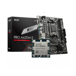 AMD Ryzen 7 7800X3D + MSI PRO A620M-E AM5 DDR5 Bundle