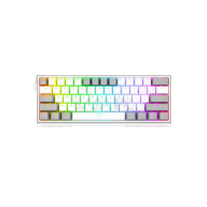 Redragon Fizz K617-RGB Red Switch RGB White-Gray Wired Mechanical Keyboard