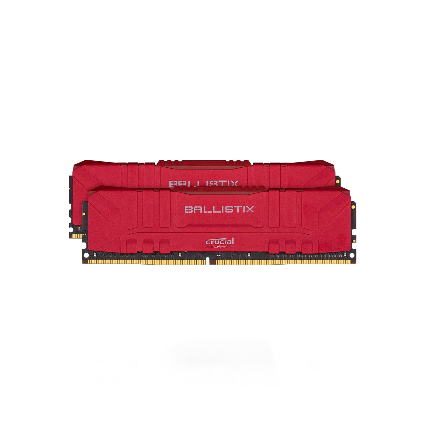 Crucial Ballistix 16GB Kit (2x8GB) DDR4 2666MHz Red Memory Module (BL2K8G26C16U4R)