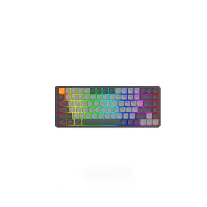 Redragon Azure K652GG-RGB-PRO Red Switch RGB 3-Mode Grey Wireless Mechanical Keyboard