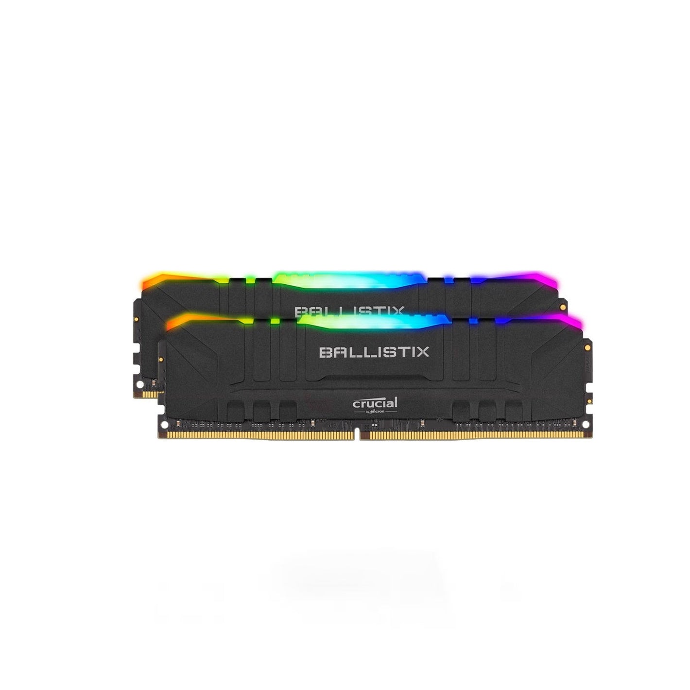 Crucial Ballistix RGB 32GB Kit (2x16GB) DDR4 3000MHz Black Memory Module (BL2K16G30C15U4BL)