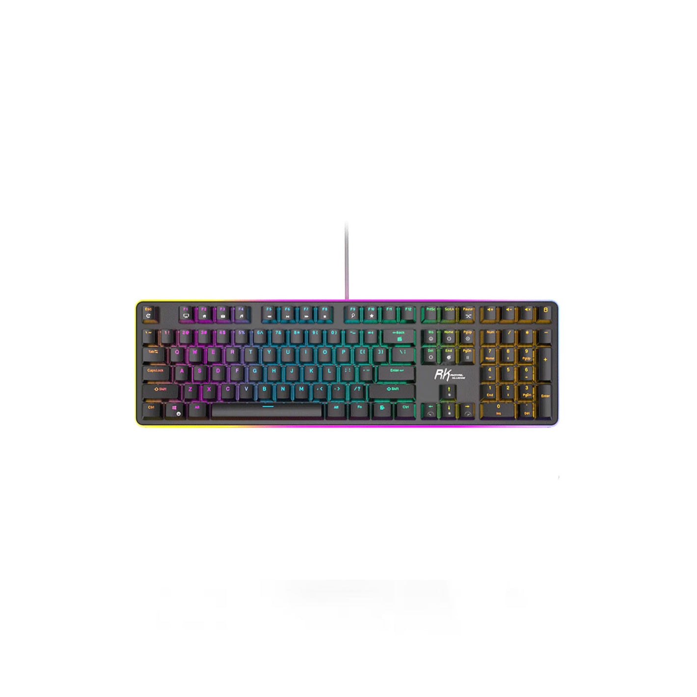 Royal Kludge RK918 Black Huano Blue Switch Keyboard (6935280810725)