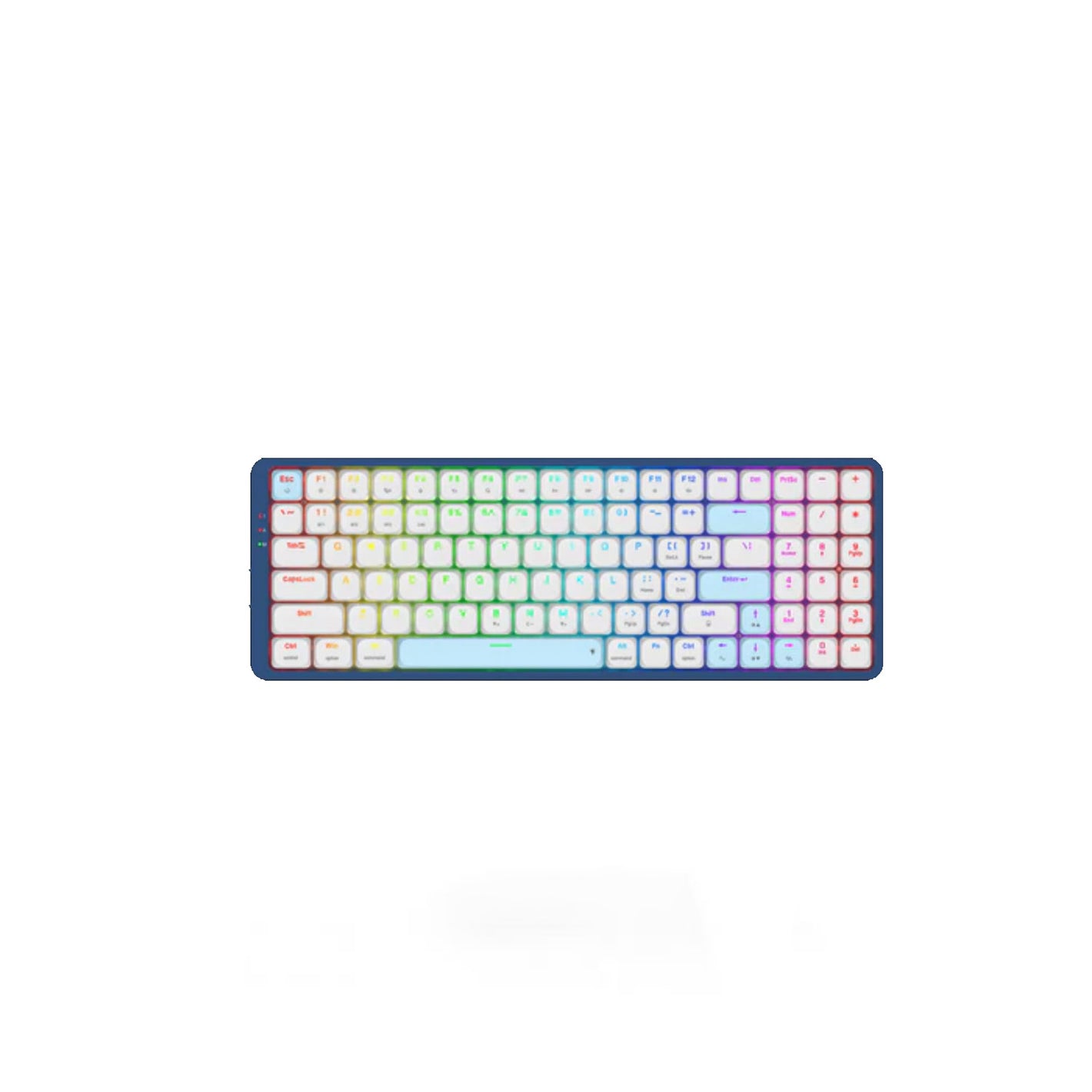 Redragon Eva K684WB-RGB-PRO Red Switch 3-Modes Connection White Mechanical Keyboard