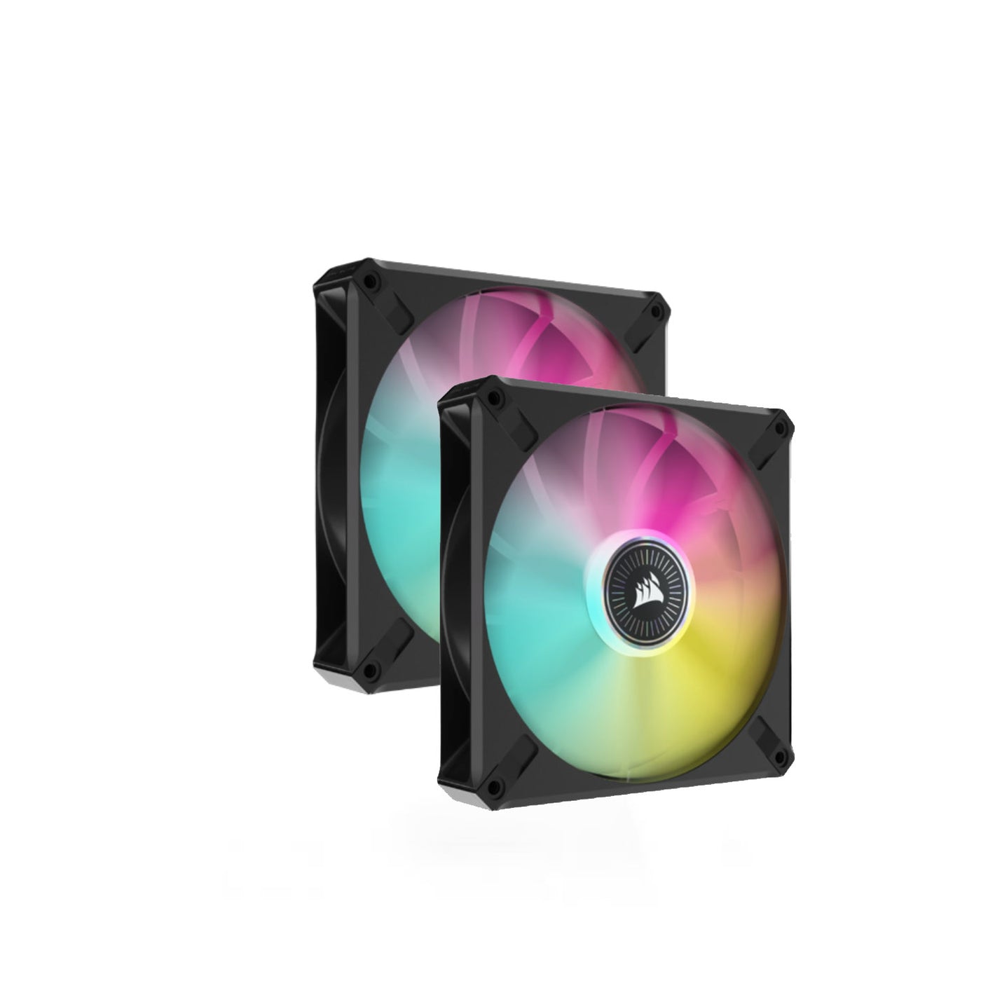 Corsair iCUE ML140 Pro RGB 140mm Magnetic Levitatin 2 Fan Pack w/ Lighting Node Pro Cooler Fan (CS-CO-9050115-WW)