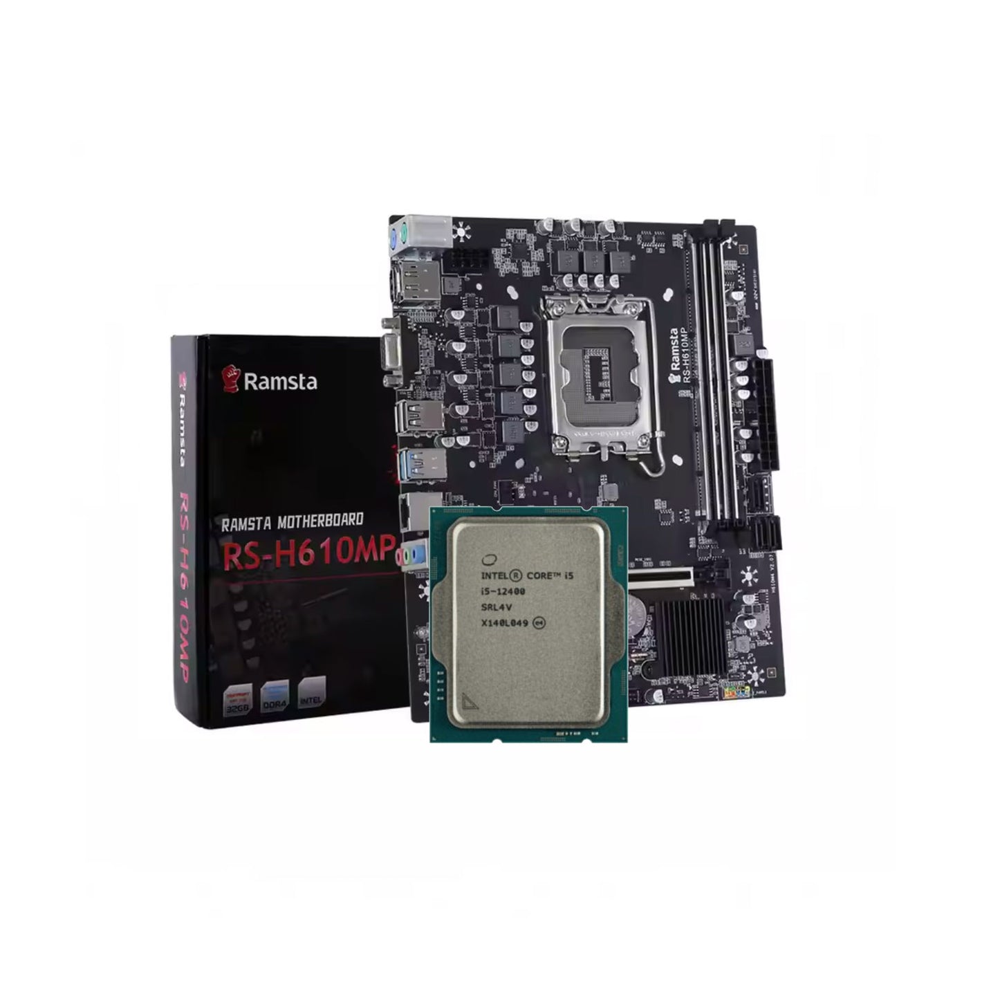 Intel Core i5-12400 + Ramsta RS-H610MP DDR4 Bundle
