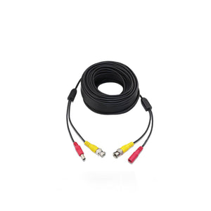 Premade BNC + DC  Power Cable 20M CCTV