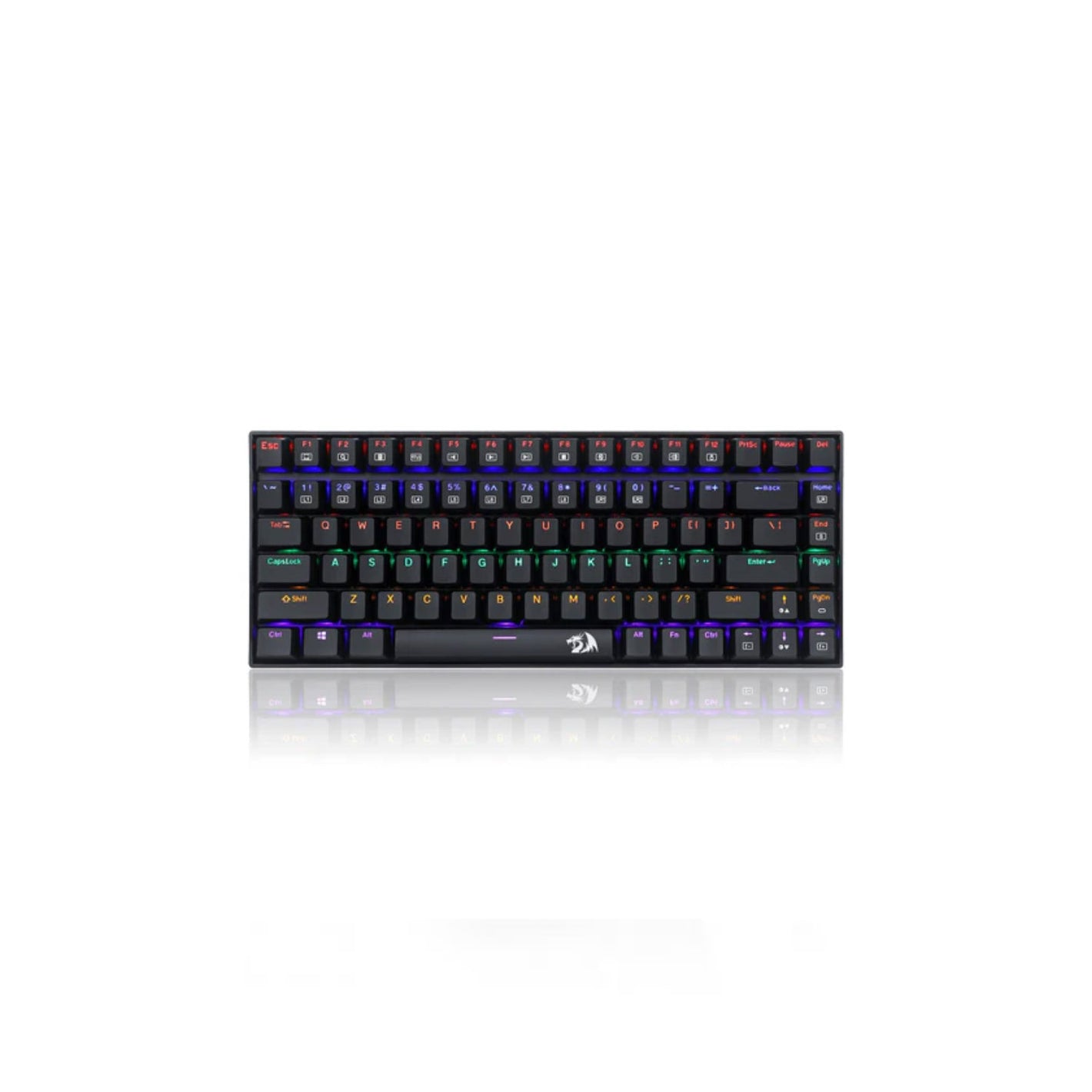 Redragon Phantom K629-KB Blue Switch Rainbow Black Wired Mechanical Keyboard