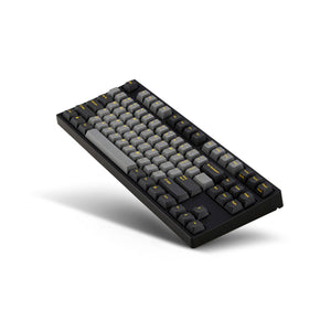 Leopold FC750R PD Ash (Yellow  Font) - Cherry MX Silver, TKL (87 Keys) (FC750RV/EGDPD(YF))