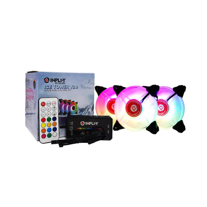 Inplay Ice Tower X3 V2 3-in-1 Bundle with RGB Hub