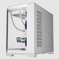 Coolman Spectra 3 Sided HD Glass Panels Micro ATX White Casing