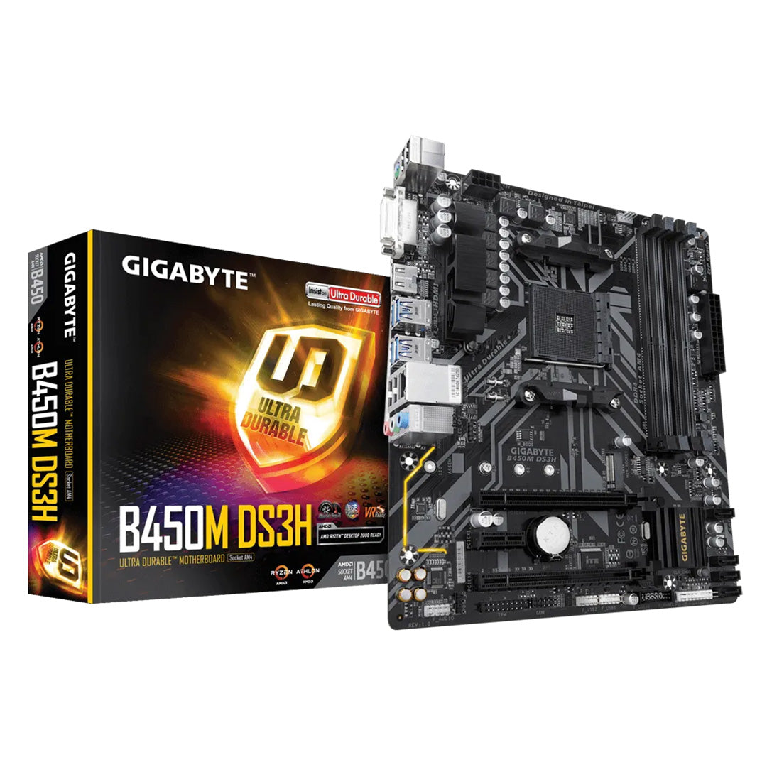 GIGABYTE GA-B450M-DS3H-V MOTHERBOARD