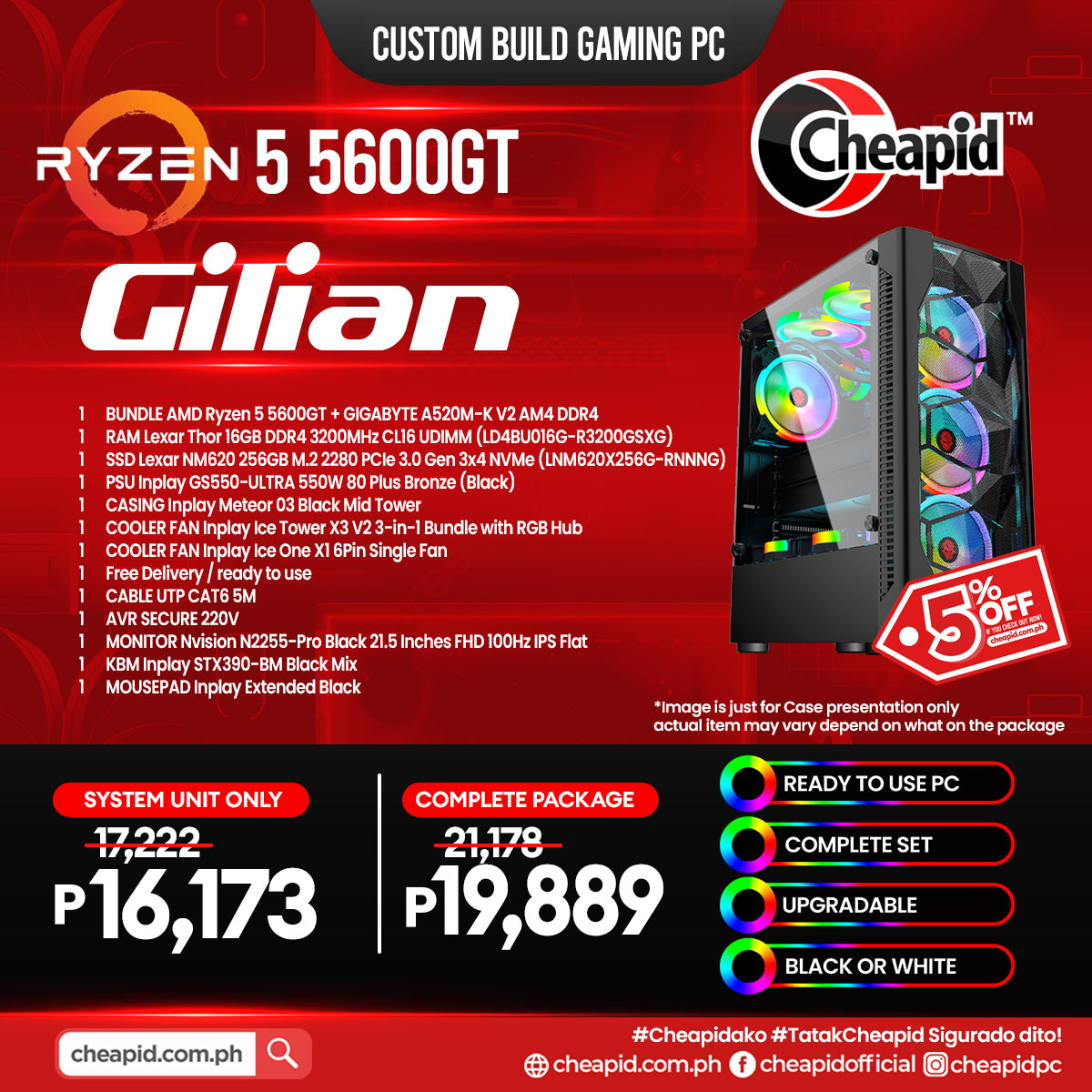 Gilian - Custom Build Gaming PC