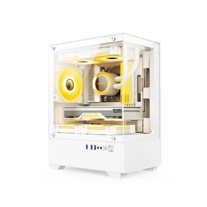 YGT N195 White Micro ATX Casing
