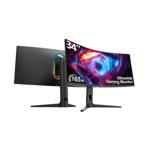 HKC MG34H2UB 34" Black WQHD 2K Ultra Wide VA Curved