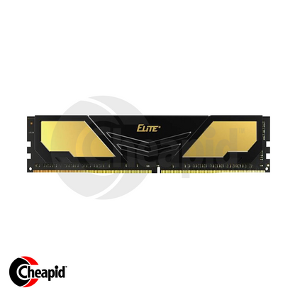 Team Elite Plus 16GB DDR4 3200MHz Udimm Black Desktop Memory (TPD416G3200HC2202)  (TE16GB3200)