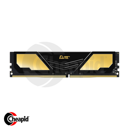 Team Elite Plus 8GB DDR4 3200MHz Udimm Black Desktop Memory (TPD48G3200HC2201) (TE8D43200)