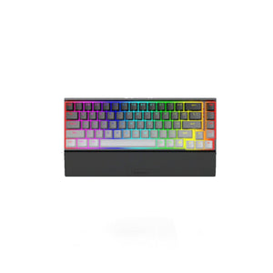 Redragon Shaco K641G-GW-RGB 68 Keys Red Switch 3-Mode RGB Grey Mechanical Keyboard